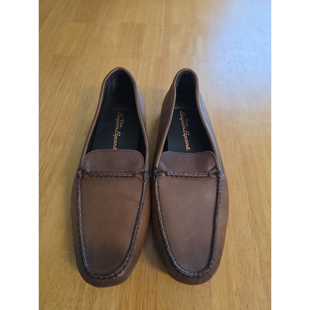 Allen Edmonds Super Sport Loafers Technogel Moccasin Stitching Leather Size 10 D